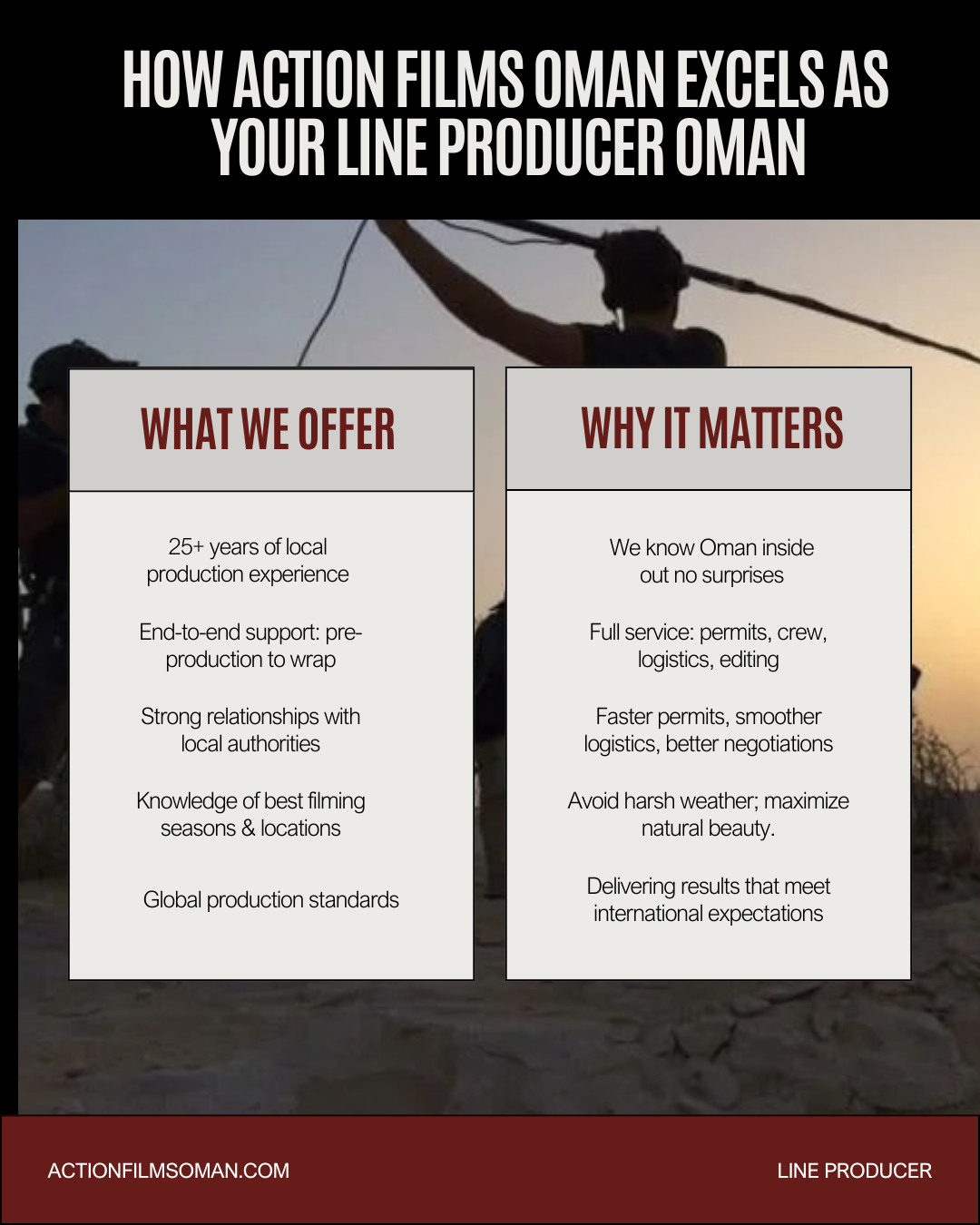 Line Producer in Oman